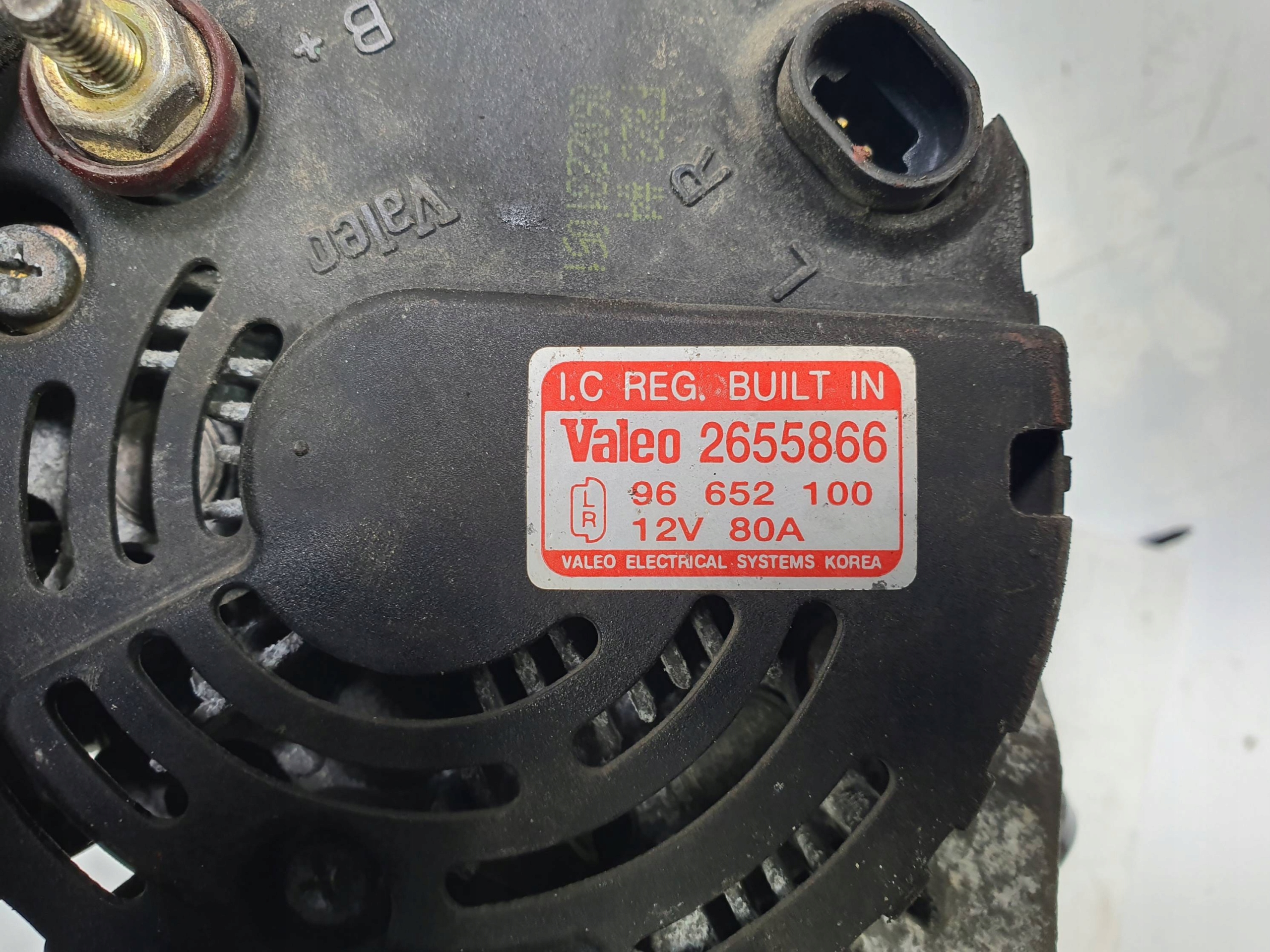 ALTERNATOR 96652100 CHEVROLET KALOS