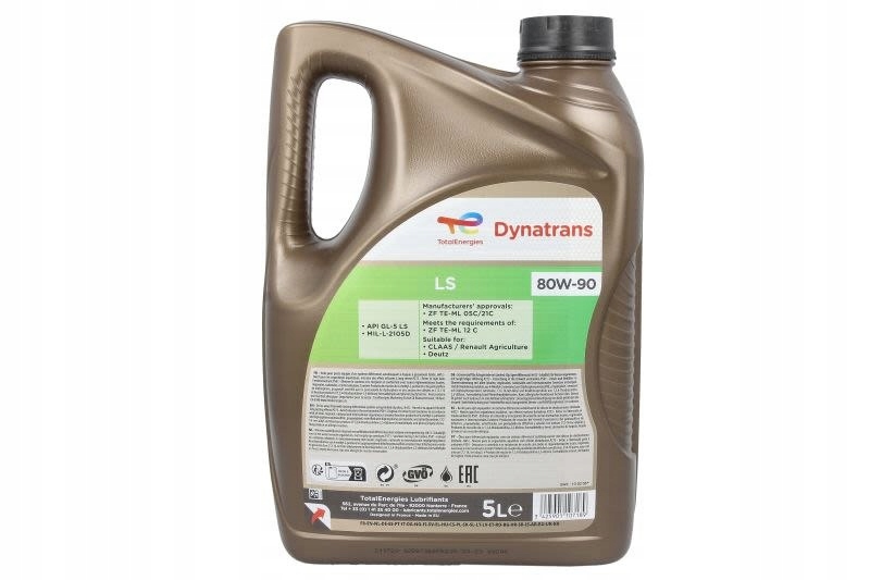 Oleje do manuálnych prevodoviek Total Dynatrans Ls 80W90 5L