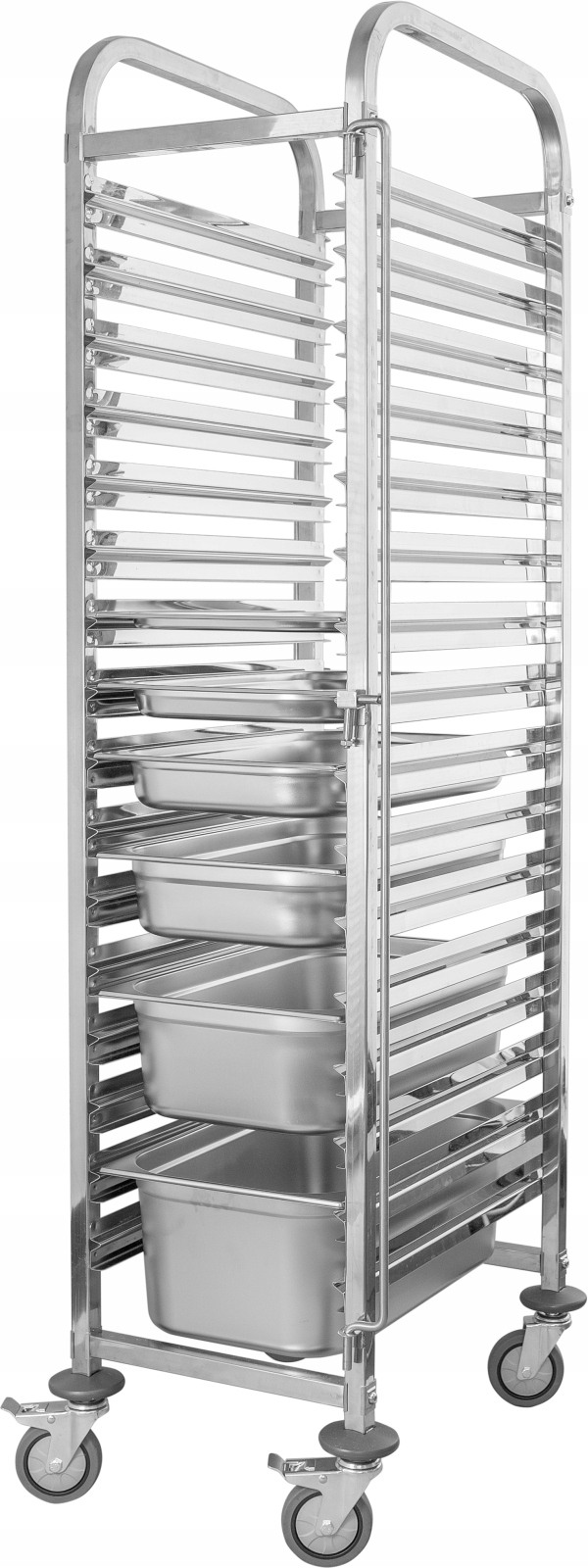 Přepravní Vozík 16XGN 1/1 Z Nerezové Oceli 38X55X173,5 CM Technica