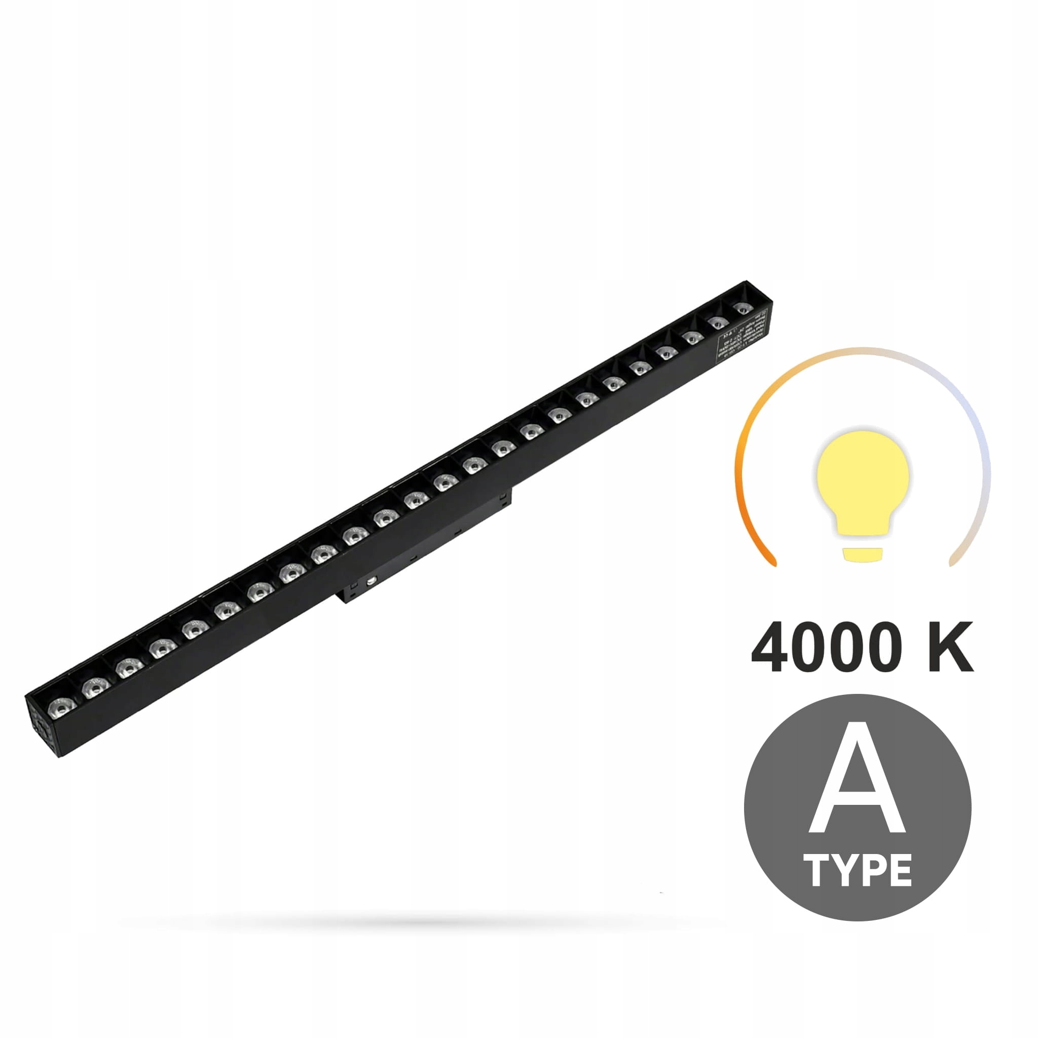 Lineární reflektor Grille 24W 4000K Neutrální Smart Track 48VDC