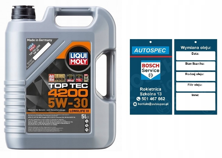 

Olej Silnikowy Liqui Moly Top Tec 4200 5W30 5L