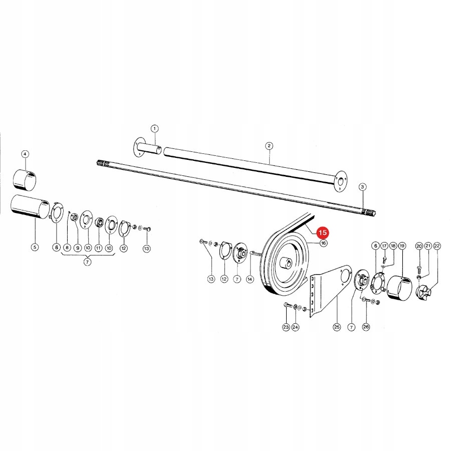 Pasek klinowy Claas 1403325 Gates Producent czesci Gates