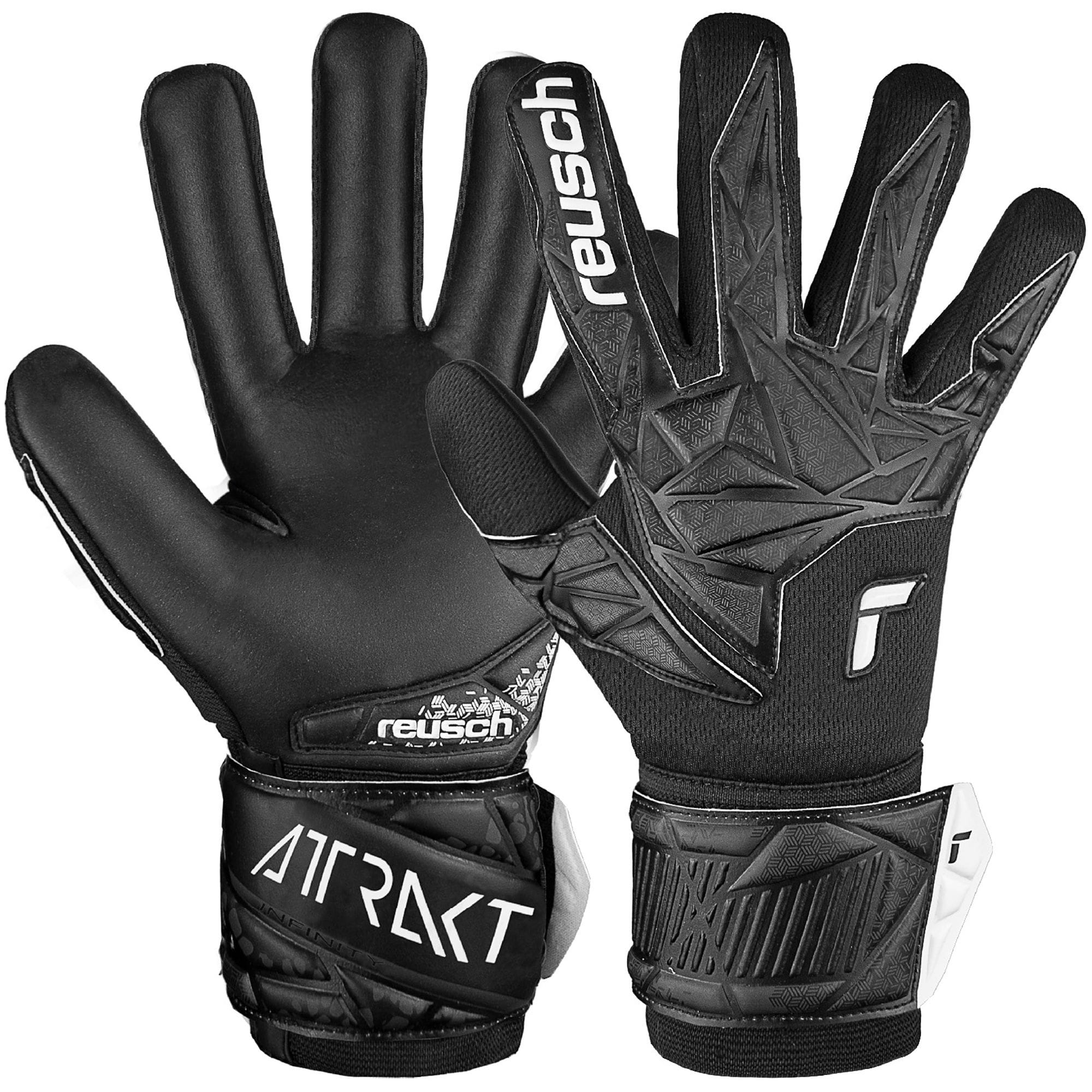 Reusch Rękawice Bramkarskie Dziecięce Attrakt Infinity Nc Junior black 6