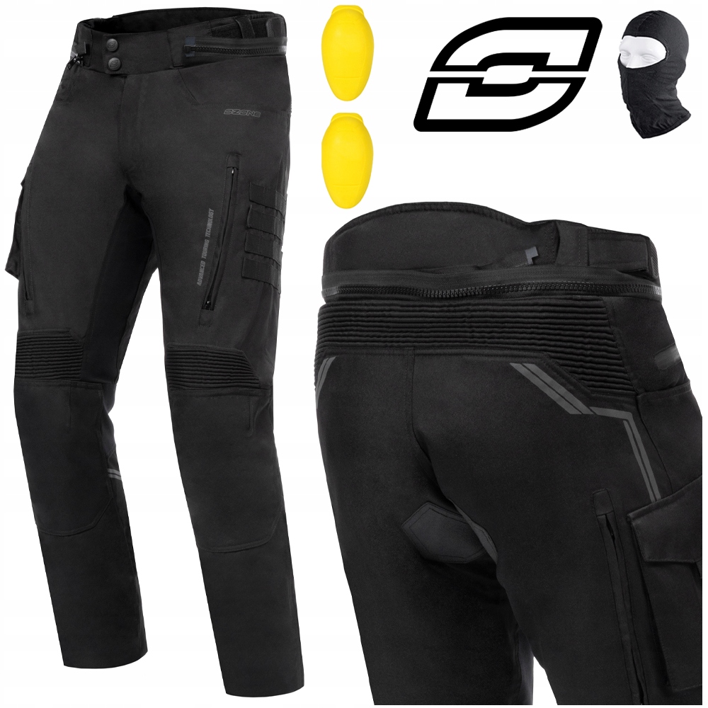 Textilné Nohavice Ozone Union II Black (krátka Nohavica) S-xl