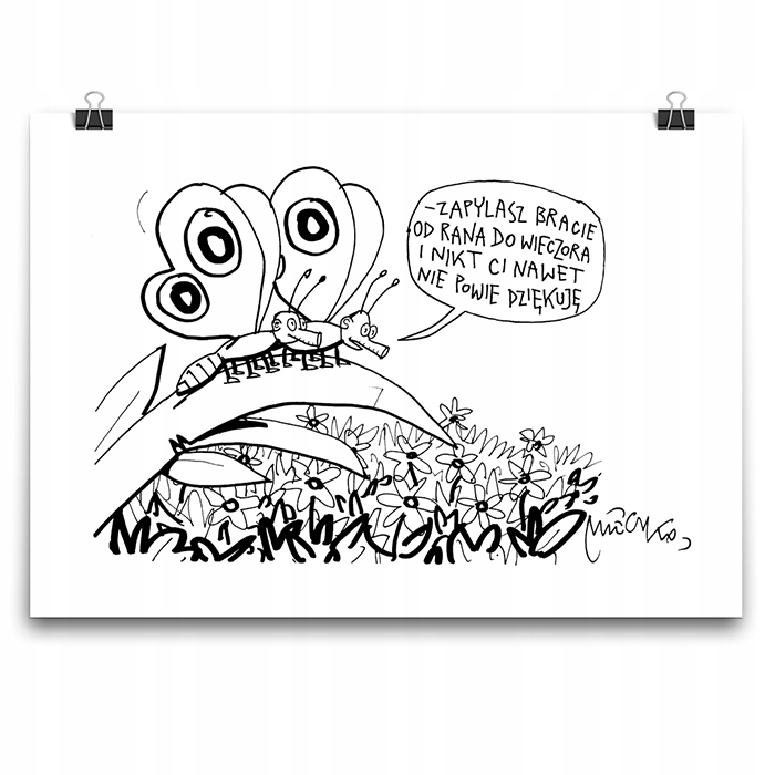 

Plakat Firmowy Zapylasz Bracie B2 Andrzej Mleczko