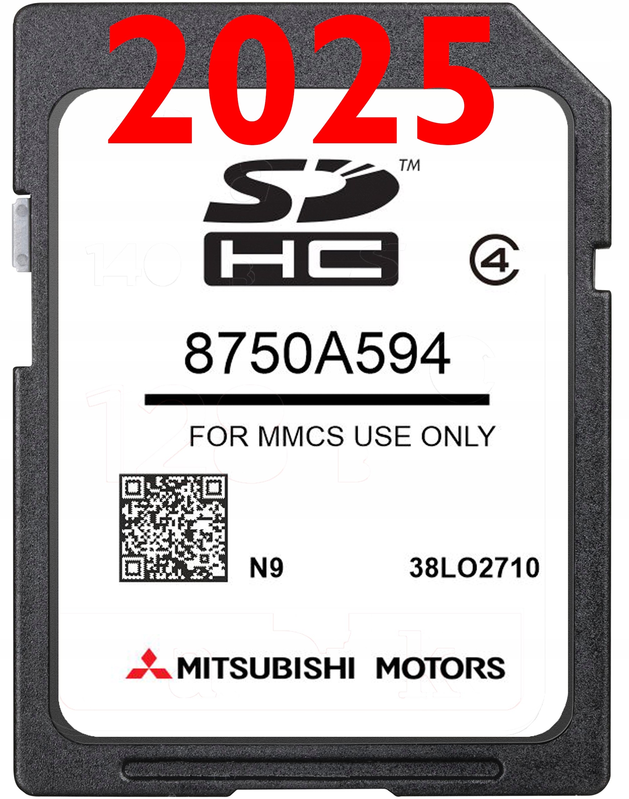Karta Sd Mapa Mitsubishi Mmcs W-15 W-17 2025 Eu Outlander Asx Pajero Lancer