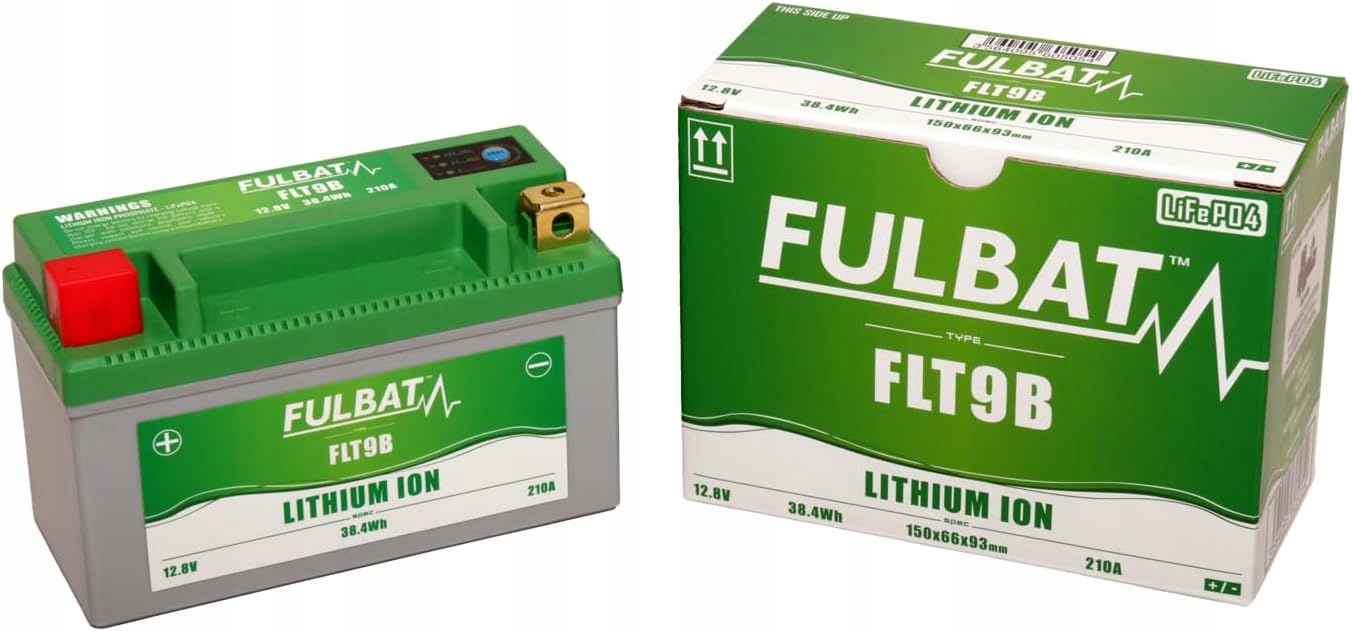 Fulbat Batéria Lítium-iónový FLT9B 12.8V 38.4Wh 210A Ľavý 150X66X93