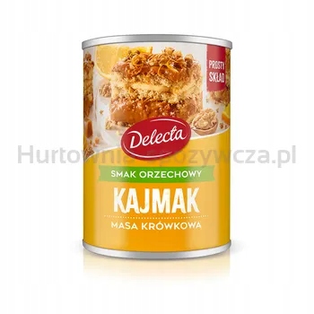 Delecta Kajmak Tekutý Karamel Ořech 400 g