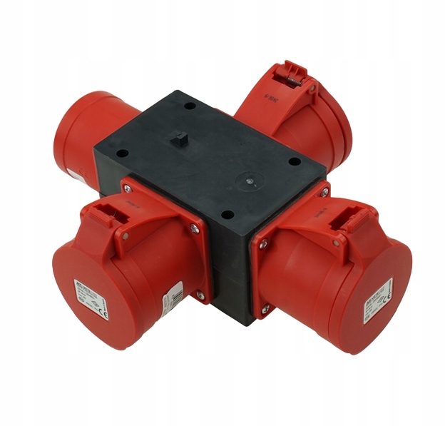 Přenosný Rozvaděč Silový Rozbočovač 3 X 400V 32A/5P Vstup 32A IP44