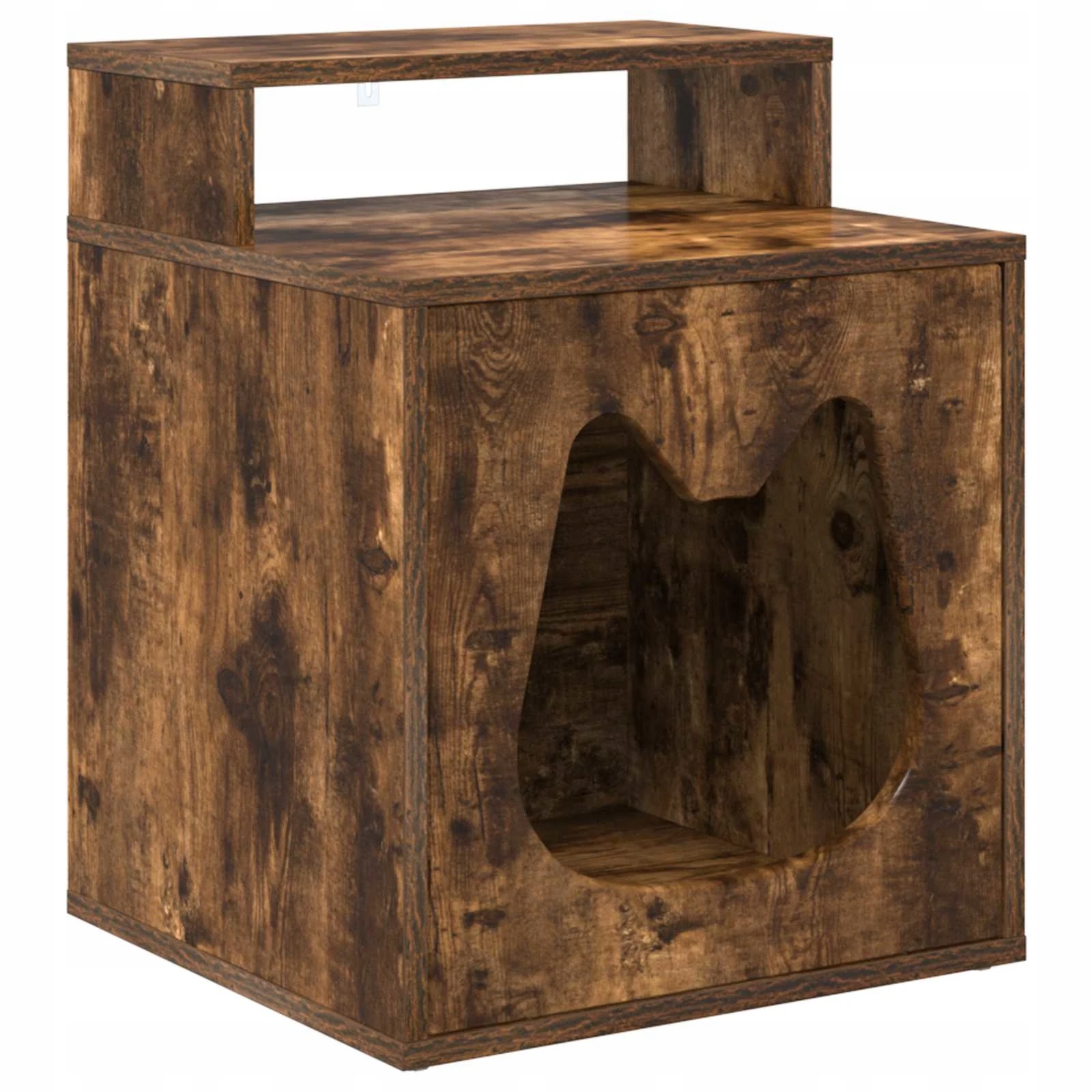 Kočičí dům Kouřový dub 42,5 x 40 x 53,5 cm kompozitní dřevo