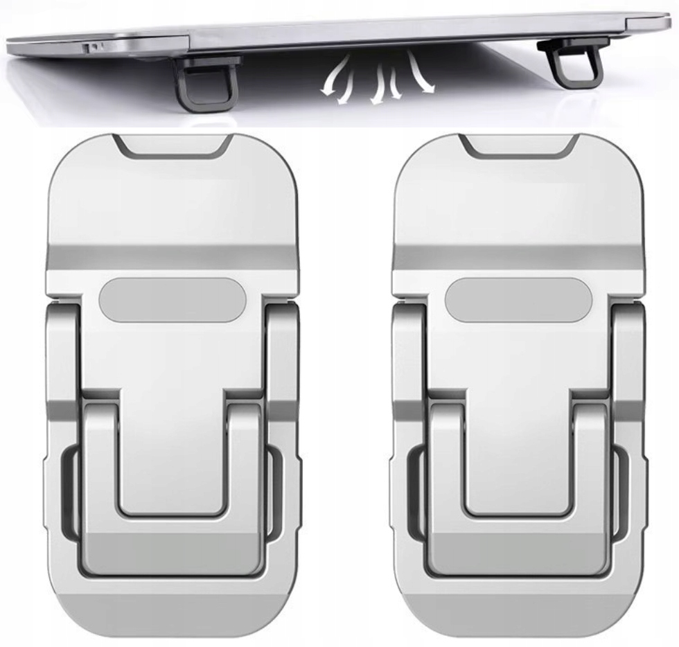 2x PODSTAWKI LAPTOPA TELEFONU TABLETU STOPKI NÓŻKI CHŁODZĄCE UNIWERSALNE