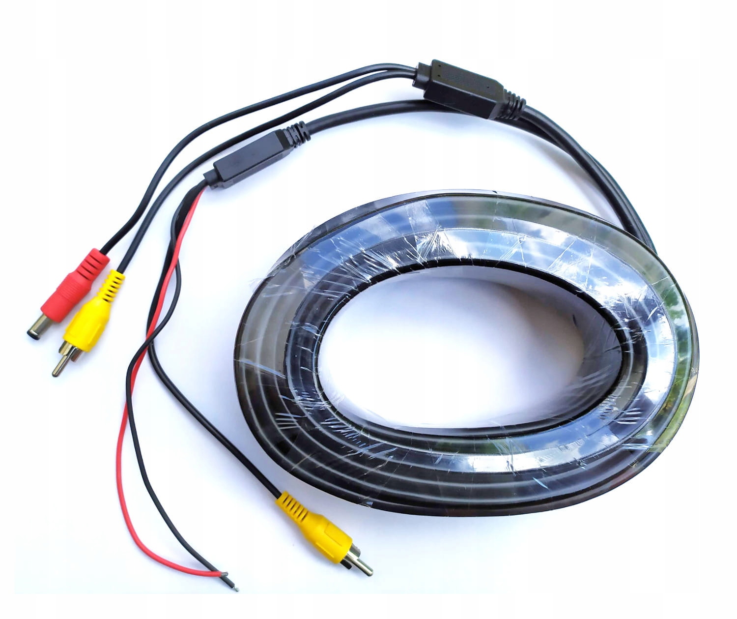 

20 m Kabel przewód do kamer wideo Rca zasilanie DC
