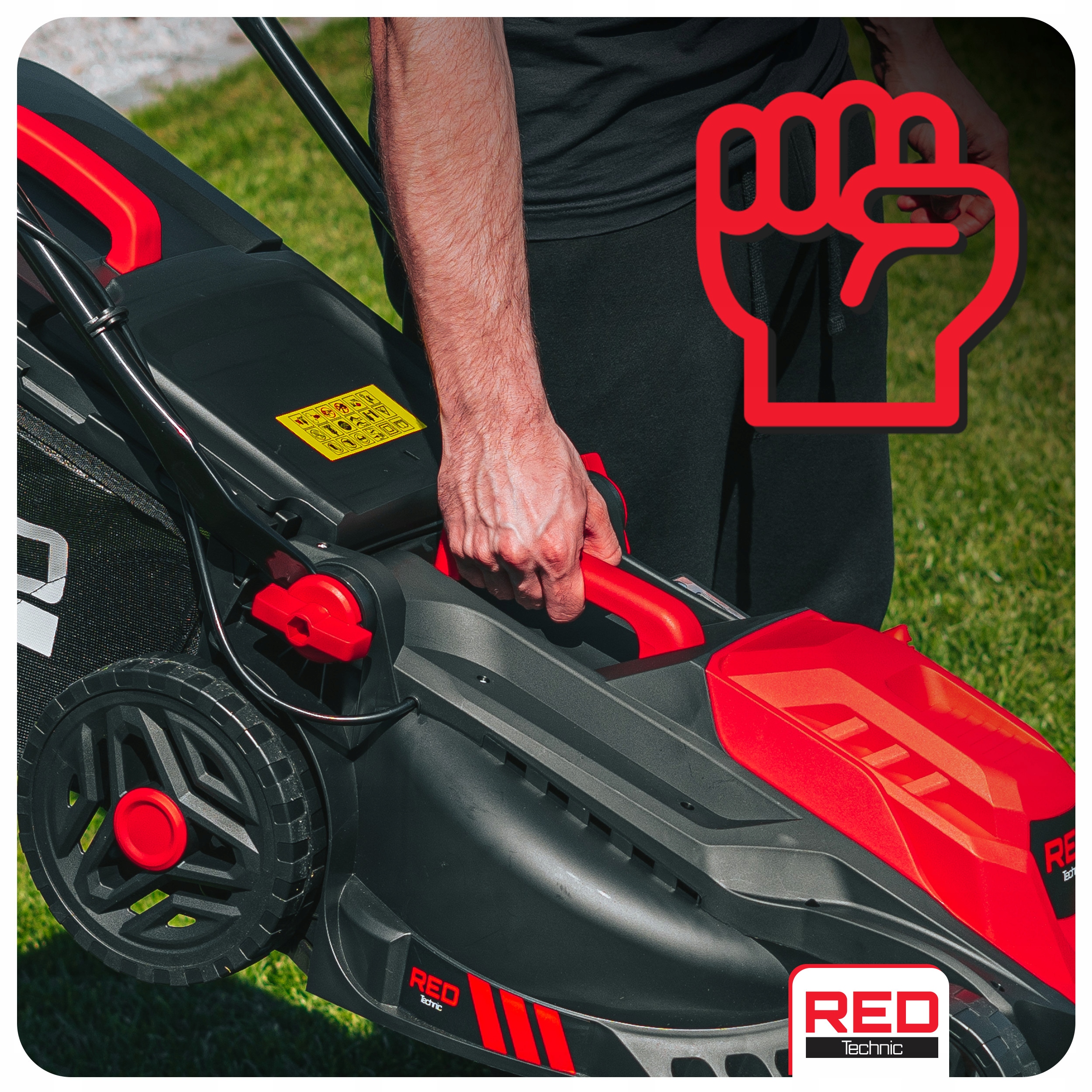 KOSIARKA ELEKTRYCZNA DO TRAWY 2600W NÓŻ 38CM REGULACJA LEKKA DUŻY KOSZ 42L Pojemność kosza 42 l