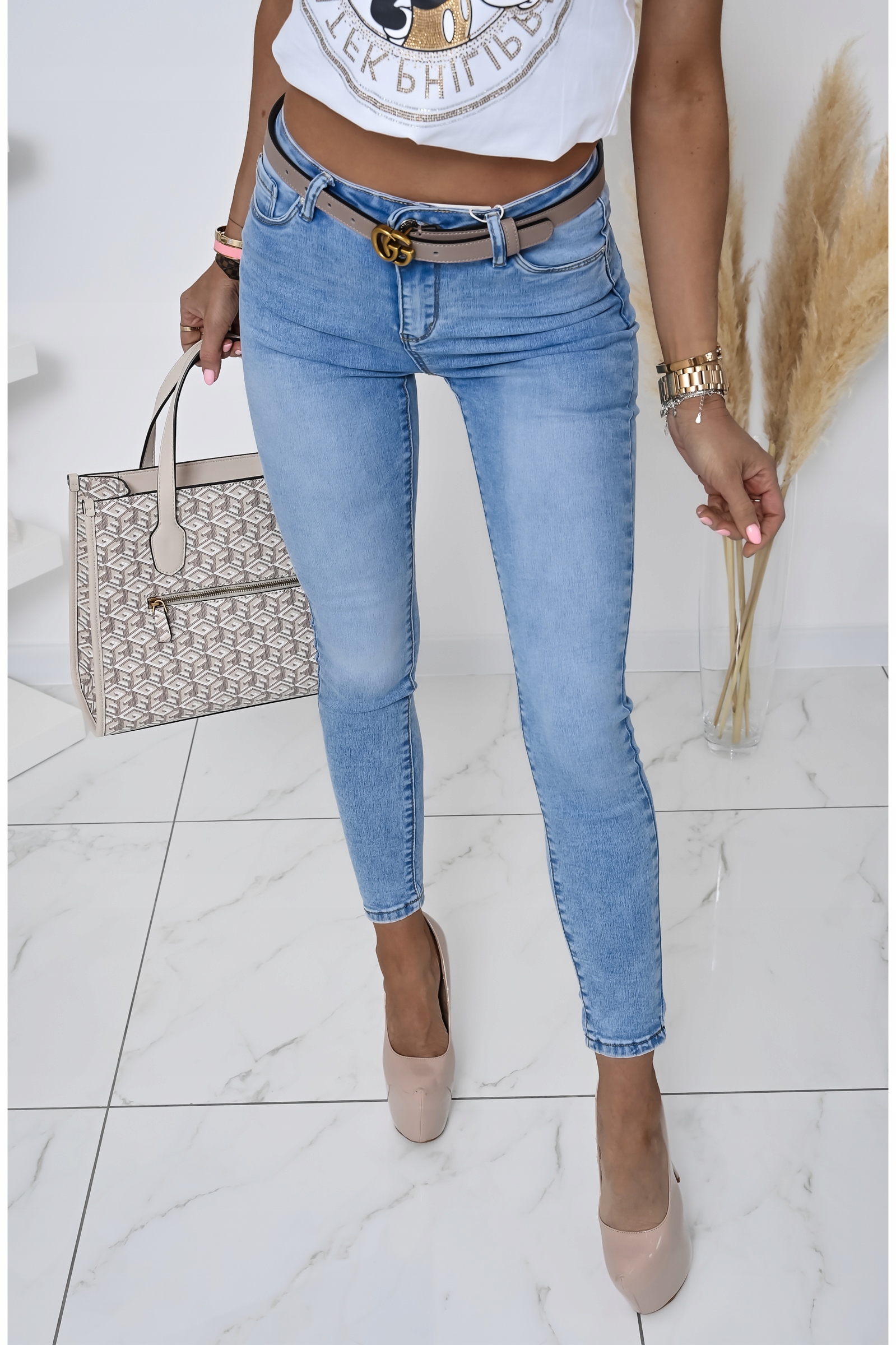 DOPASOWANE CASUALOWE JEANSY PUSH UP JENNER! S Fason rurki