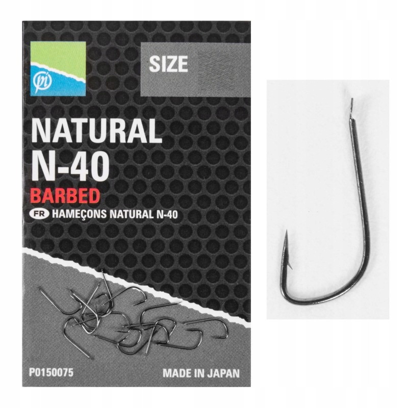 Bardzo Ostre Haczyki Preston Natural Series N-40 20 15szt Na Feeder Spławik