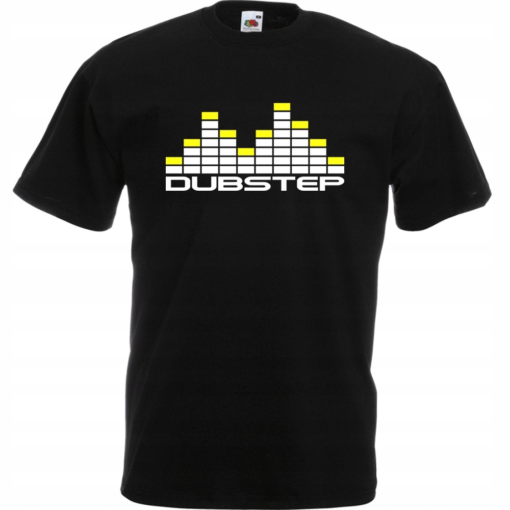 

Koszulka z nadrukiem dubstep muzyka dub XL czarna