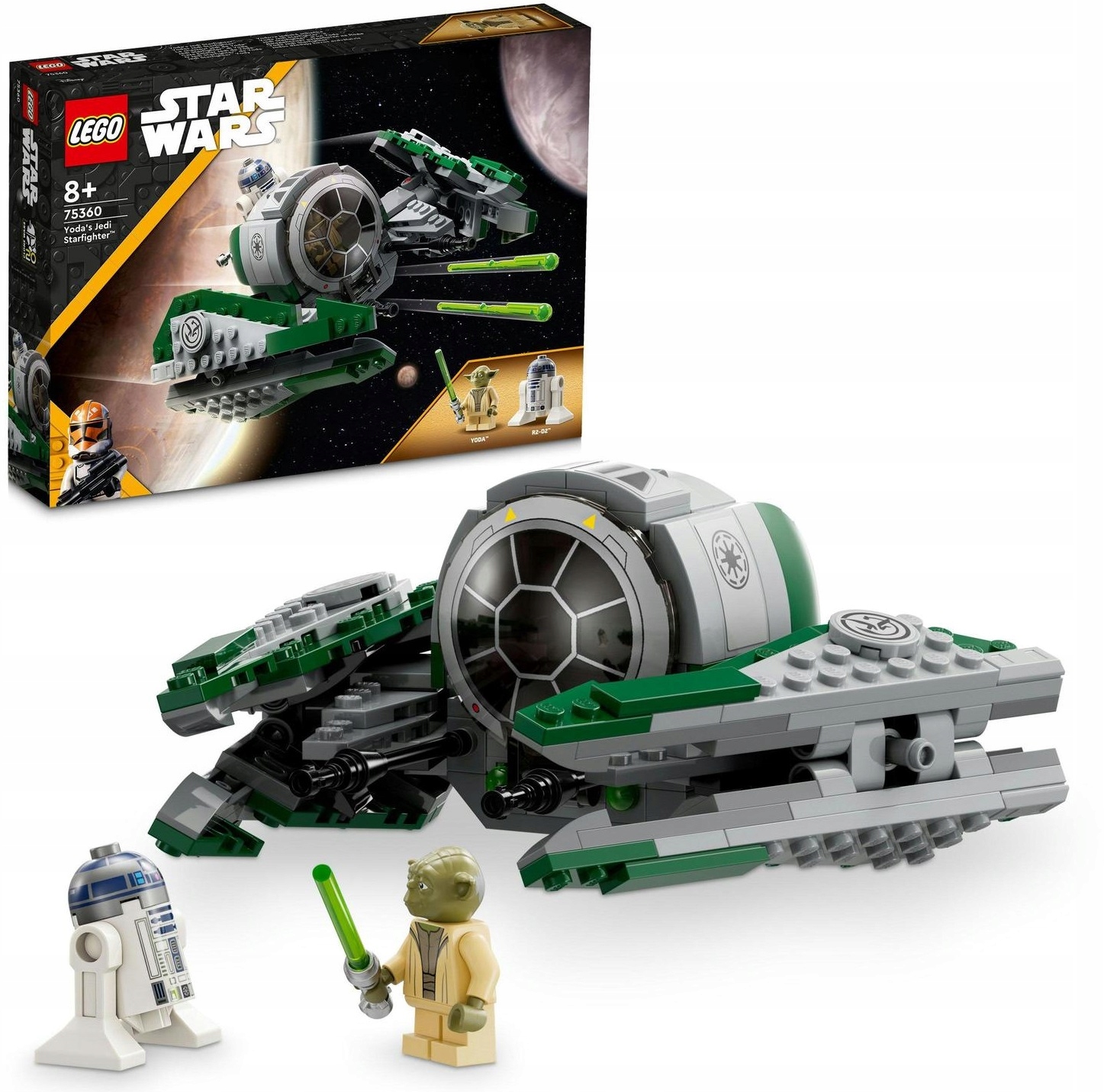 Lego STAR WARS 75360 Jedi Starfighter Yoda