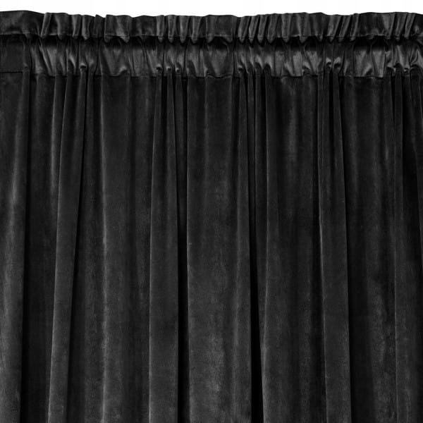 

D91 Zasłona Designerska 135X300 Velvet Rosa Czarny