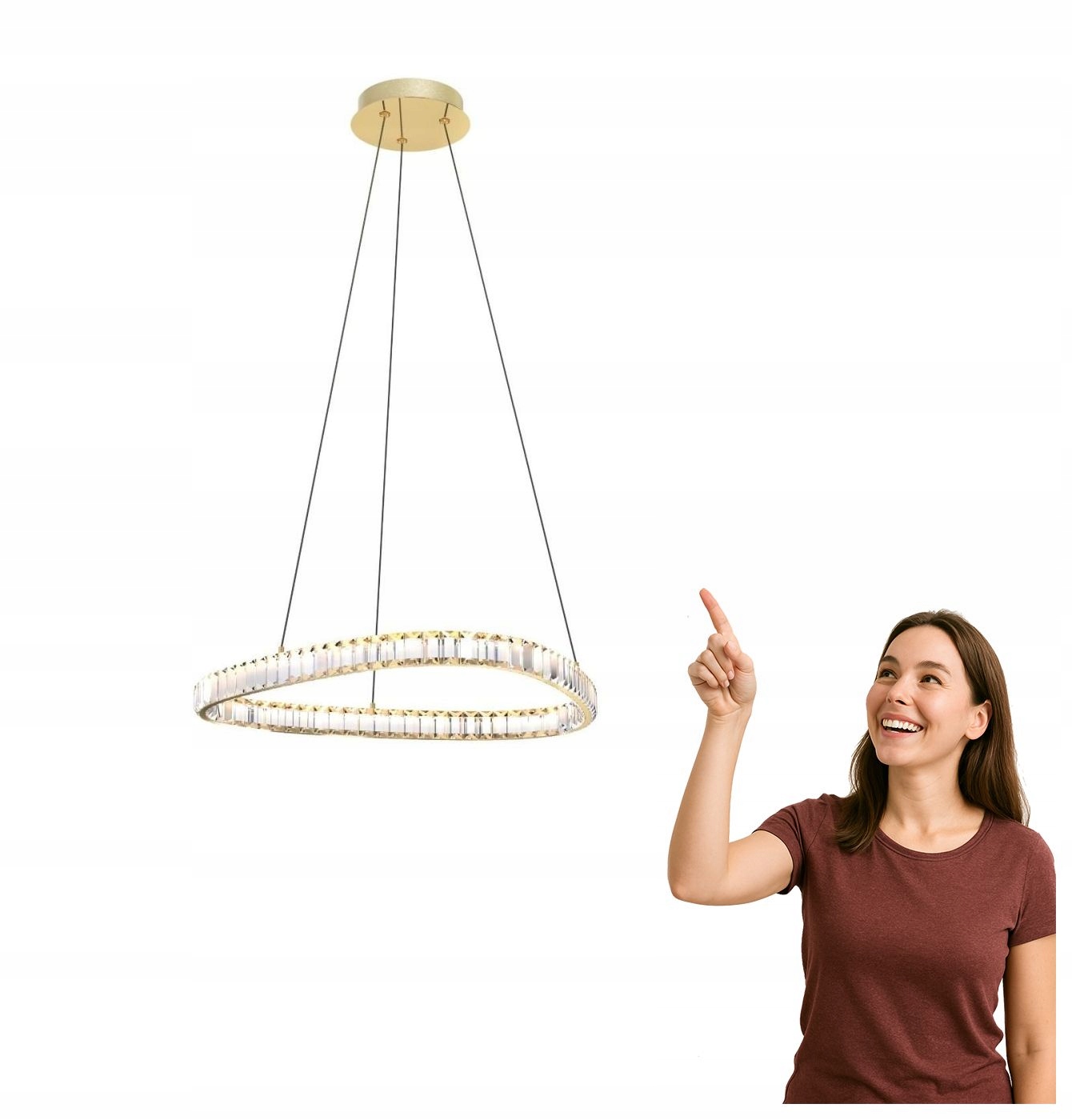 Led závesné svietidlo 25W Athesa MD3169-1-3GT Zuma Line