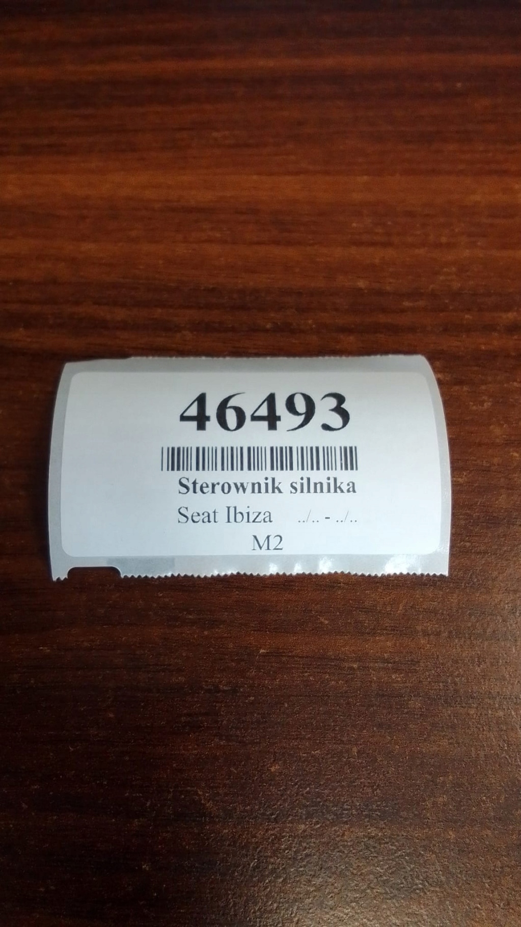 SEAT IBIZA control unit of the engine 0281010957