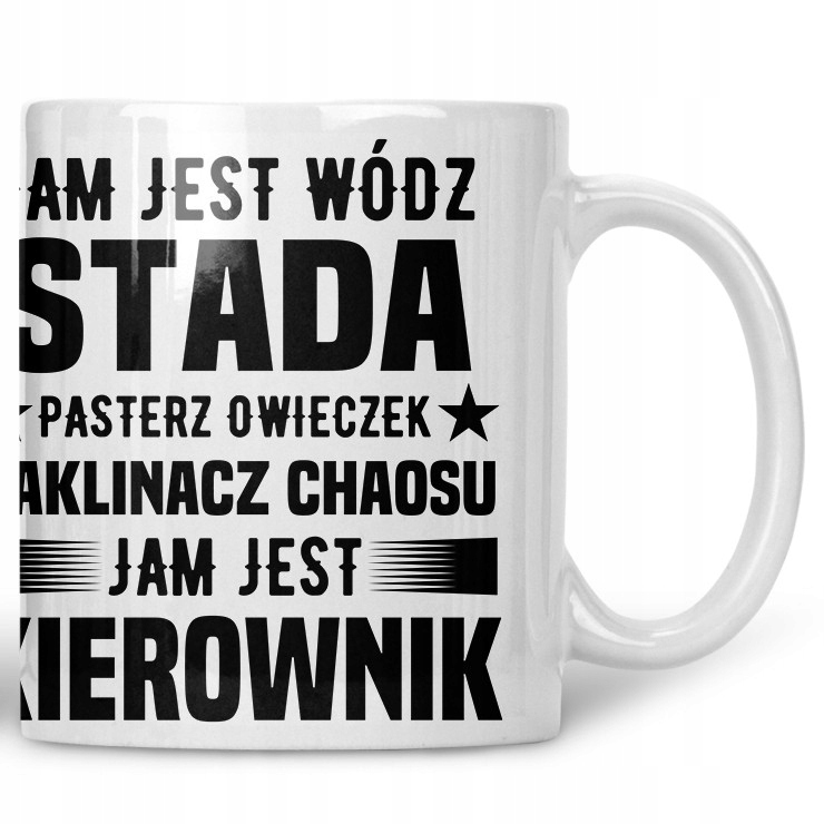 Kubek Jam jest Kierownik
