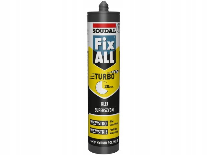 

Soudal Fix All Turbo Szybki Klej Montażowy 290 ml