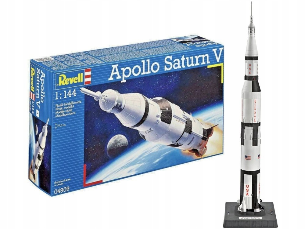 1/144 Slepovací raketa Apollo Saturn V Revell 04909