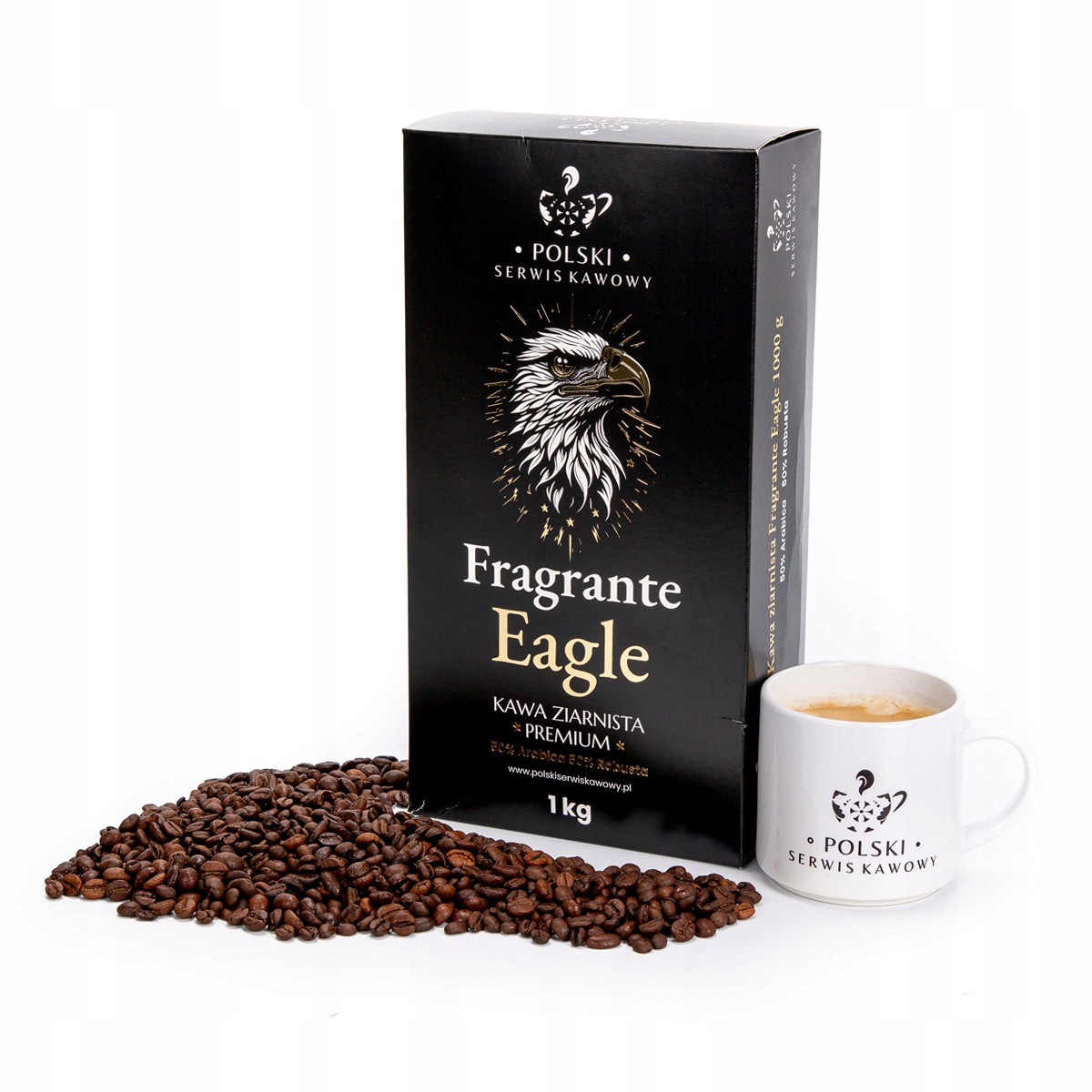 Kawa ziarnista premium do ekspresu 1kg espresso arabika robusta