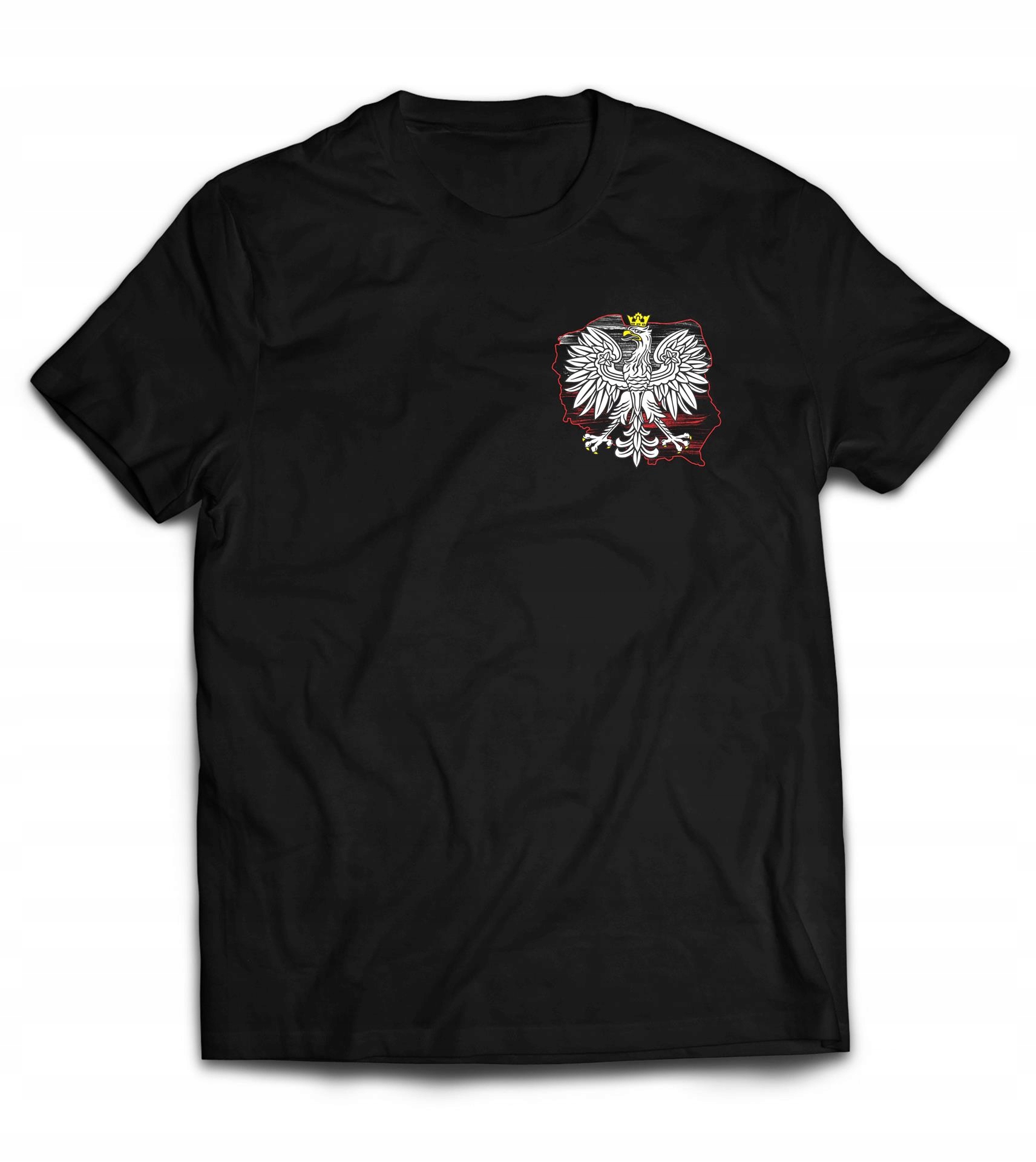 

L Koszulka z orłem Patriotyczna Bóg Honor Ojczyzna