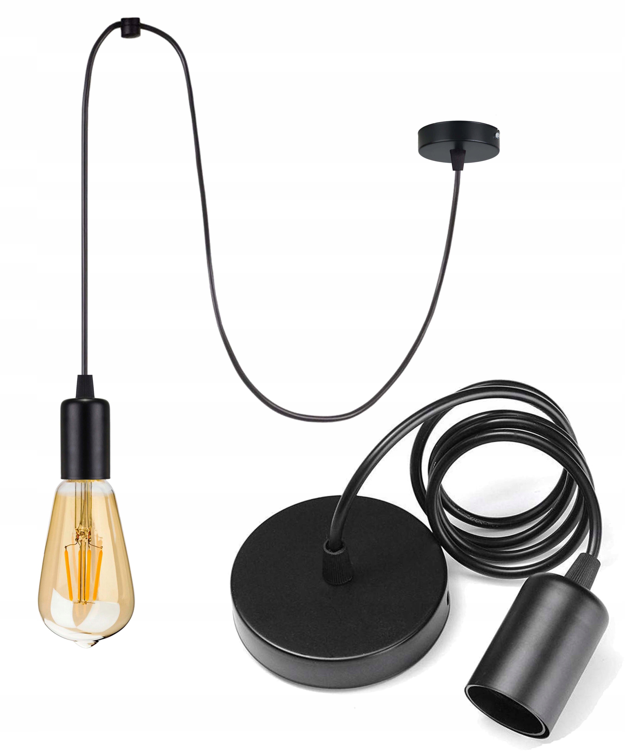 

Lampa sufitowa wisząca Zwis Edison Loft E27 Pająk