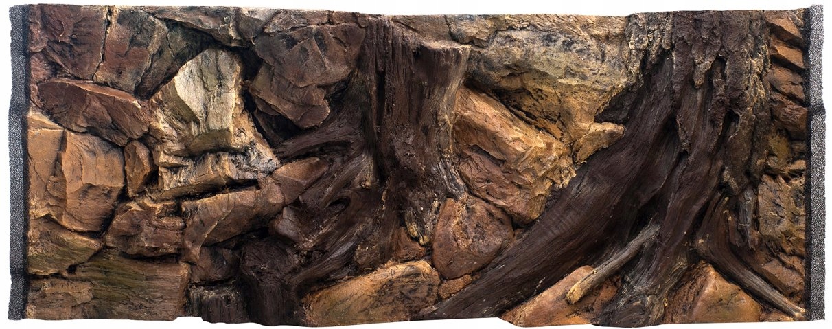 Tło Strukturalne 3D Korzeń 120x50 Do Akwarium