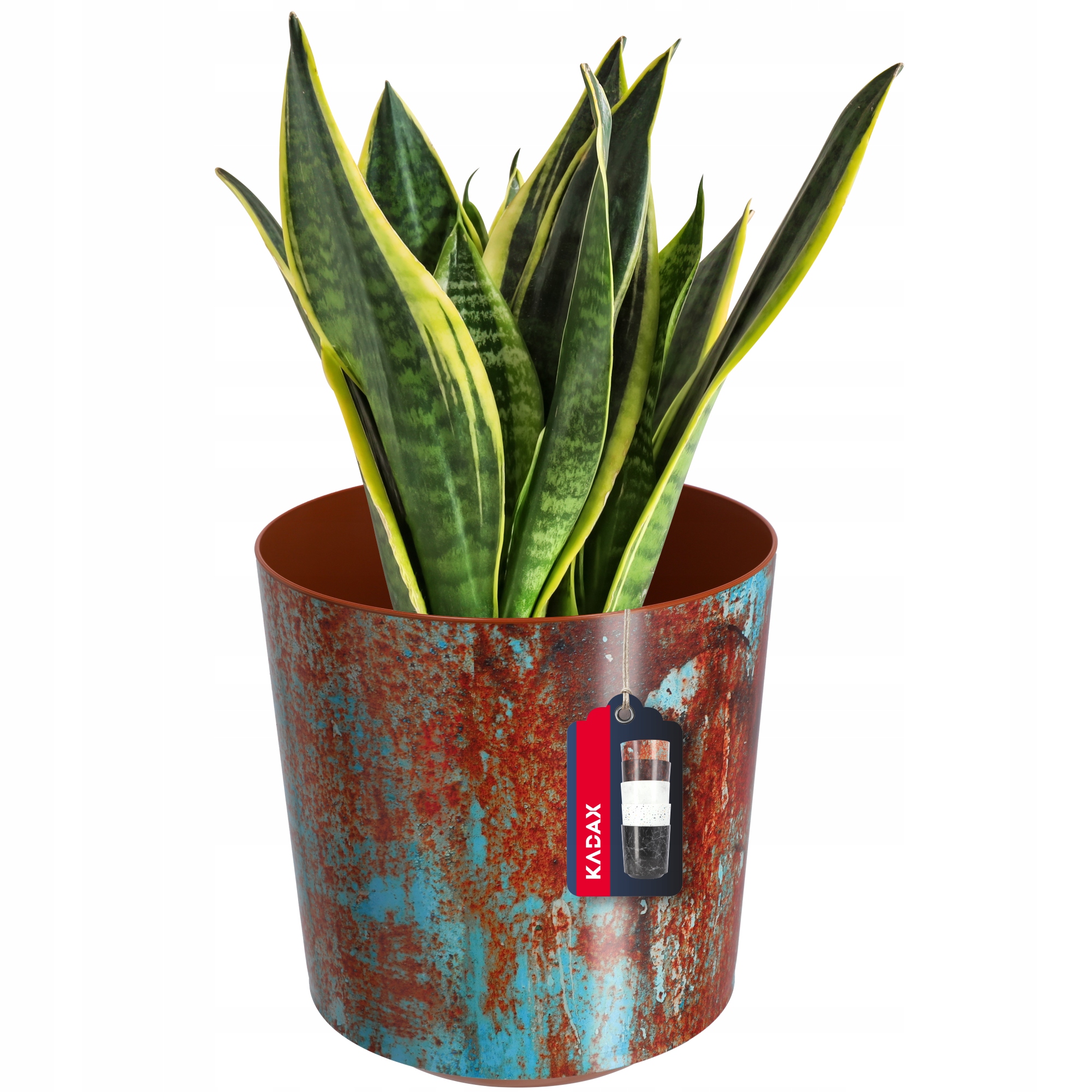 

Doniczka Osłonka Na Doniczkę Kwiaty Rdzawa 25x27cm