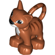

Ls Nowe Lego Duplo Figurka animal Kot kotek brąz