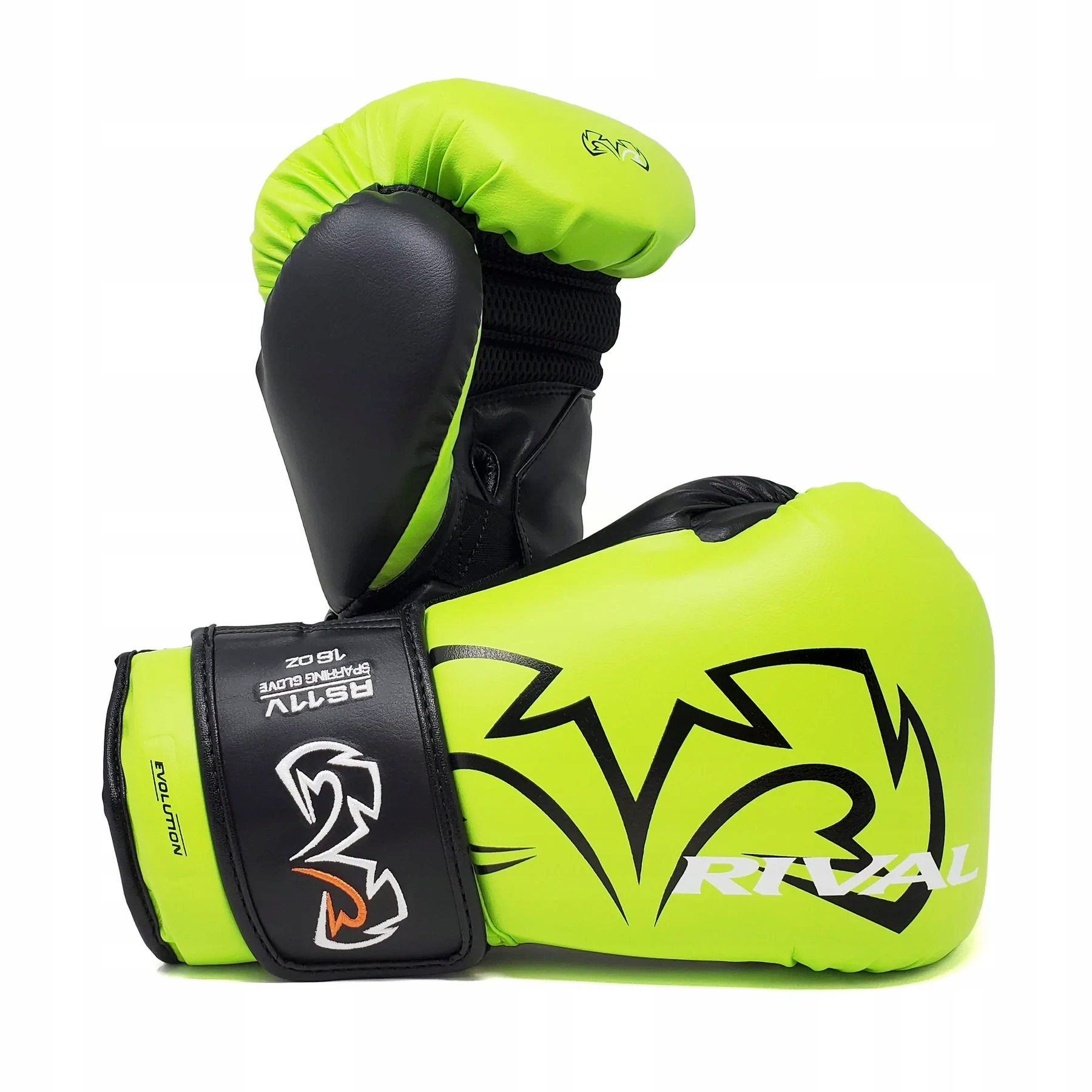 Rival Rękawice bokserskie sparingowe RS11V Evolution Limonkowe 14oz