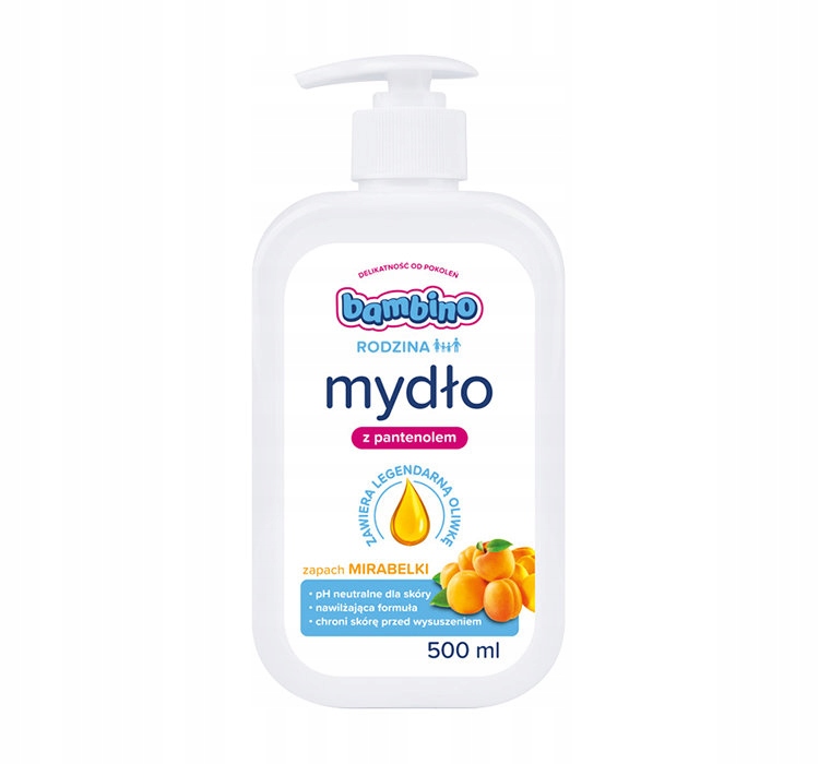 

Bambino Rodzina Mydło Z Pantenolem Mirabelka 500ML