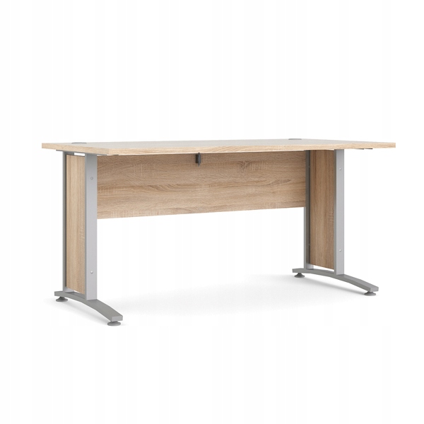 Biurko prostokątne dąb sonoma 150 x 80 x 75 cm proste duże PRIMA Szerokość mebla 150 cm