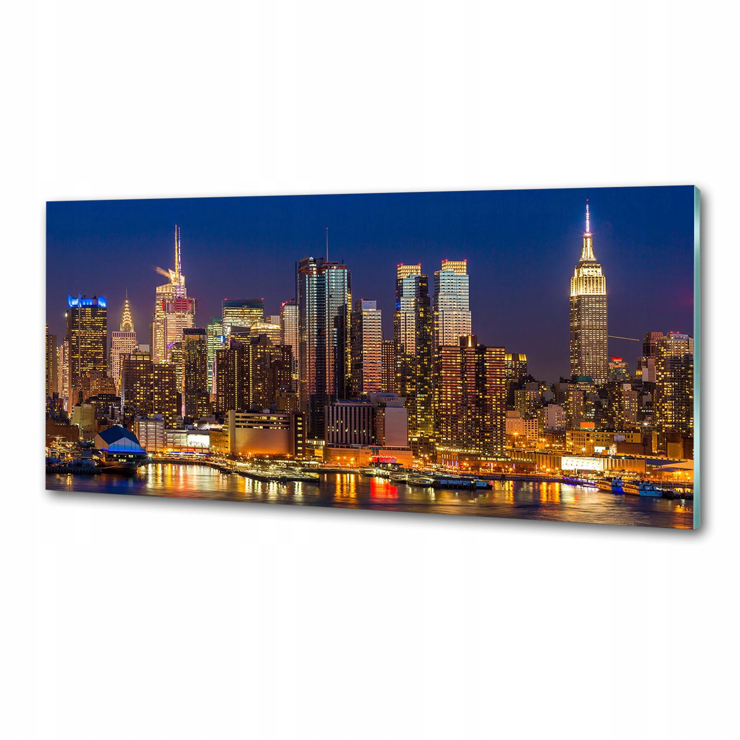 Panel do kuchyně Manhattan v noci 125 x 50 cm Lepidlo