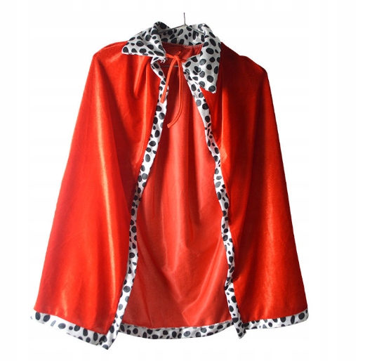 Strój Króla Jasełka Peleryna Korona Berło Przebranie Kostium 3 Króli CZERWO Kod producenta STRÓJ-KRÓLA-KRÓLOWEJ