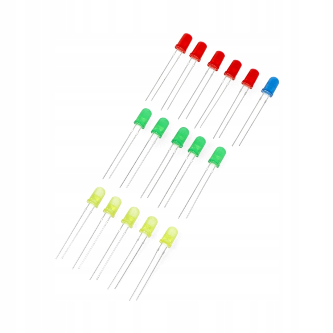 

Zestaw diod Led 5mm justPi 16szt.