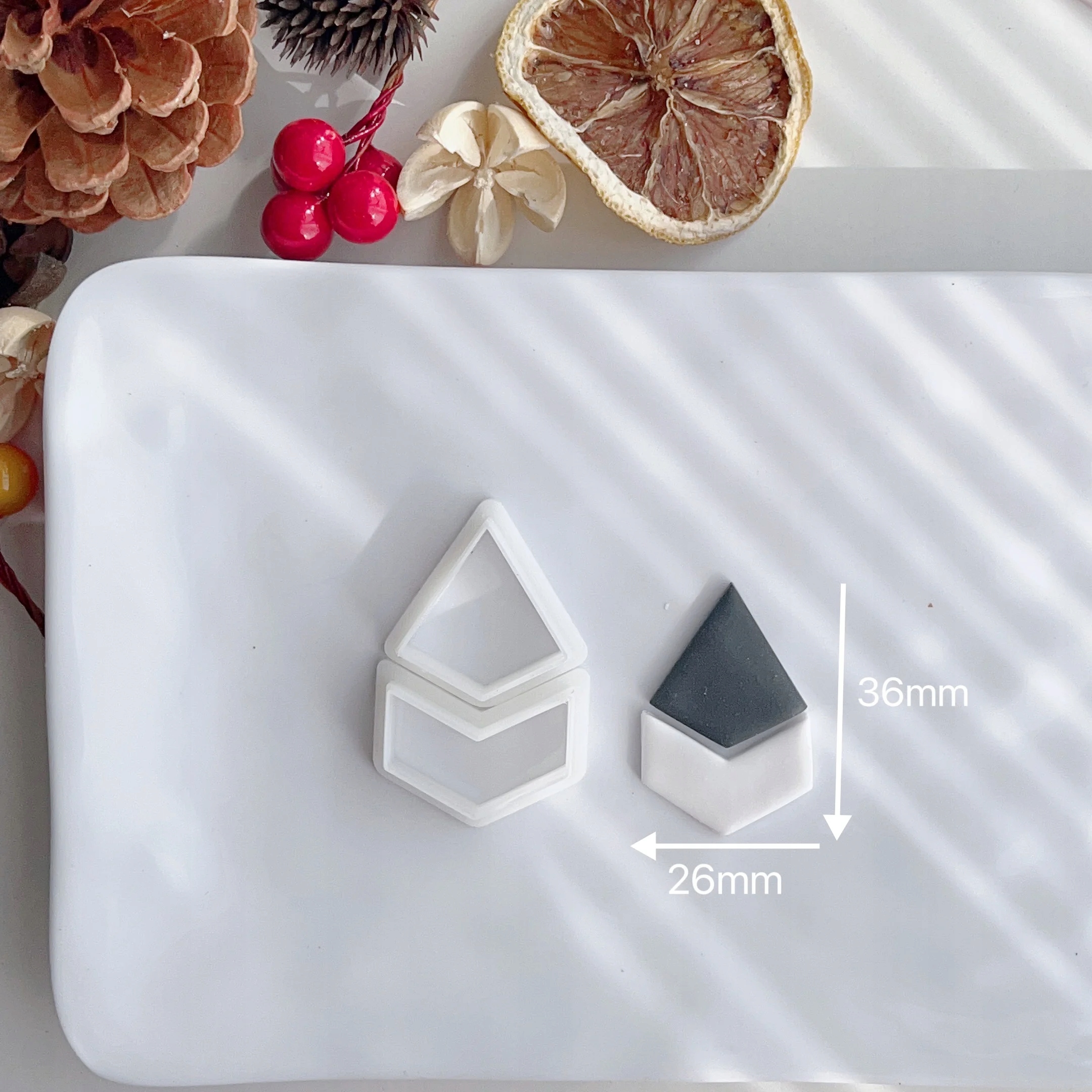 Mini Elemental Cutter Gumdrop Rounded Triangle Moon Rhombus Donut Shape Pol EAN (GTIN) 4048834015032