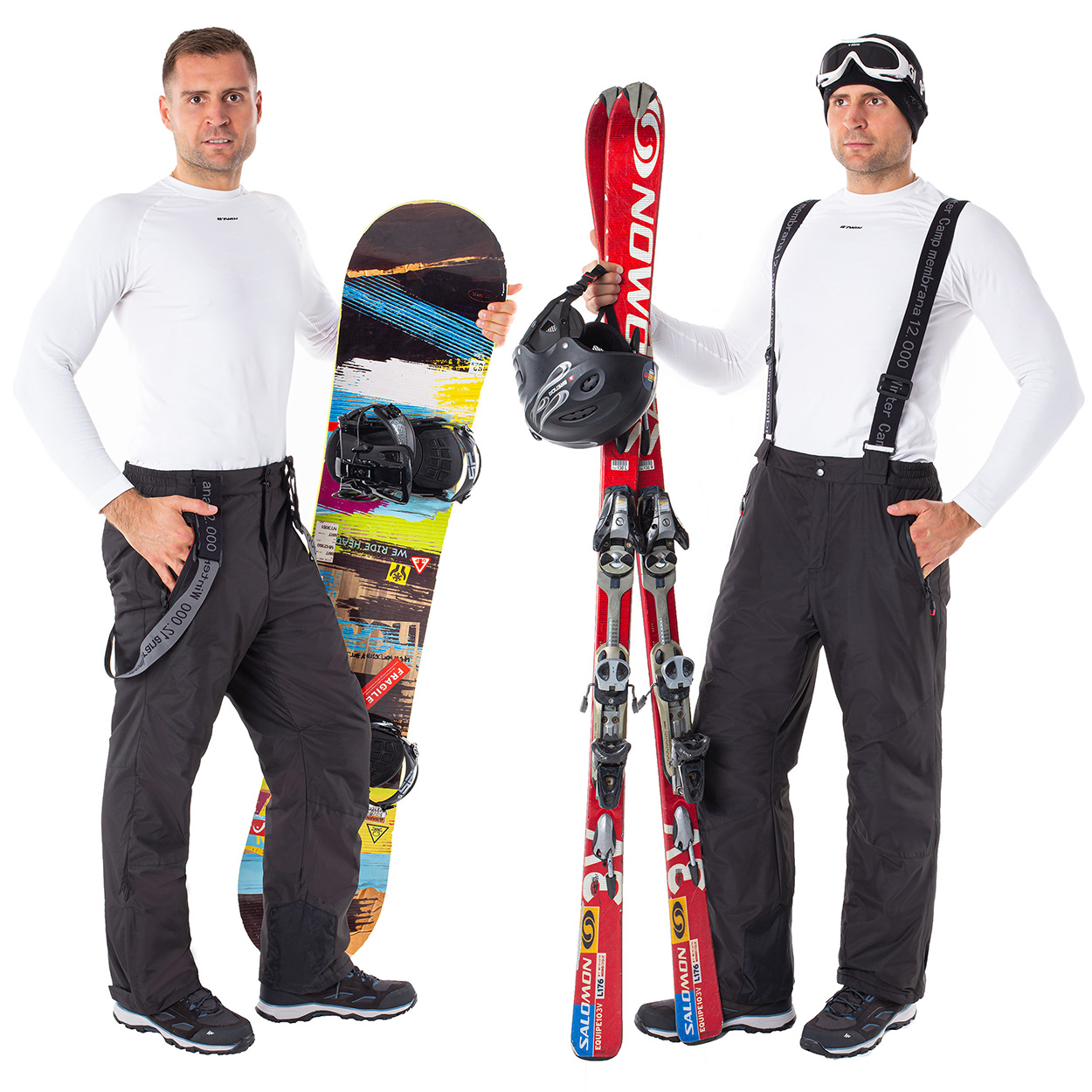 Pánske lyžiarske nohavice SNOW MEMBRÁNA 12000 3XL