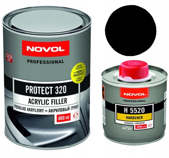 

Novol Protect 320 4:1 Podkład Akrylowy 1L Czarny