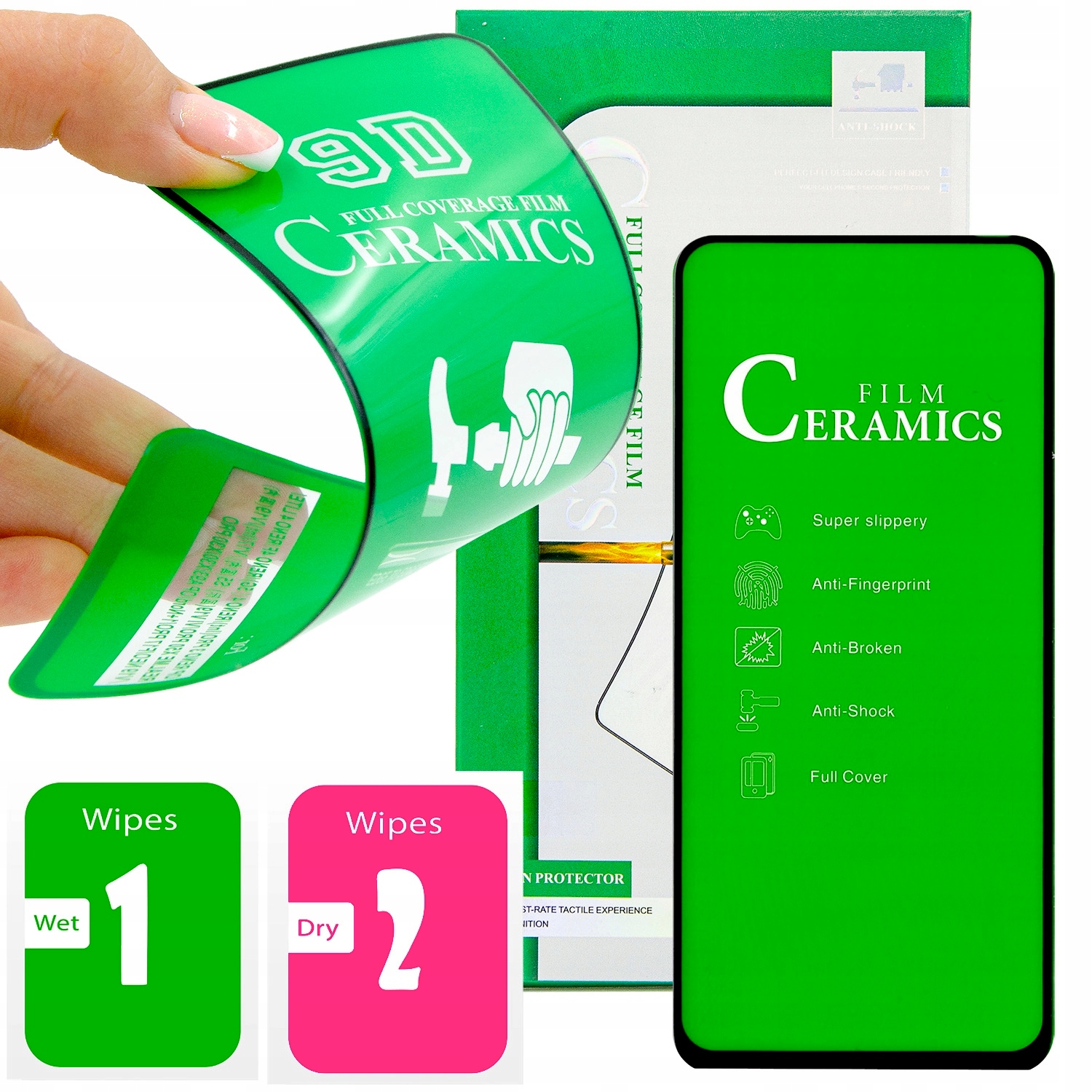 

Folia Ceramiczna Do Oppo A54 A73 A93 Szkło 9D