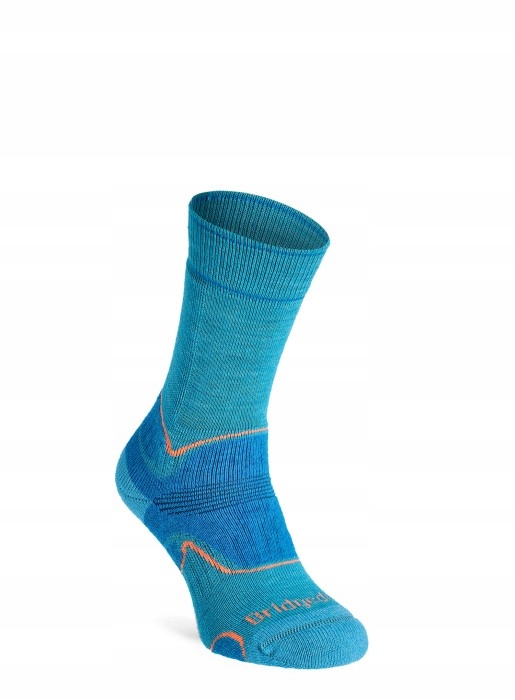 Skarpety damskie Bridgedale Hike Midweight Merino Performance M38-40 Turkus
