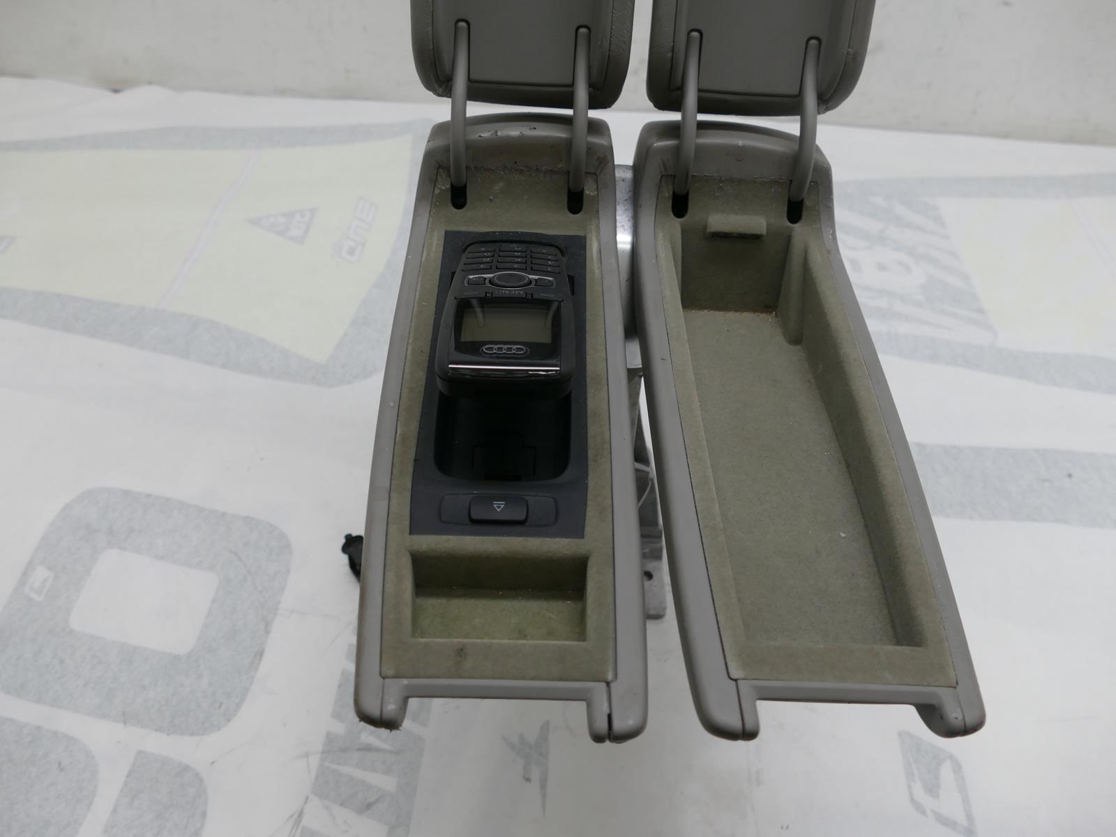 AUDI A8 D3 LIFT armrest TELEFON gray leather