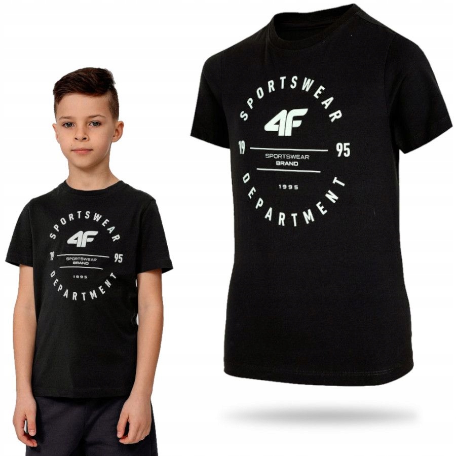 

Koszulka Sportowa Chłopięca 4F Podkoszulek T-shirt