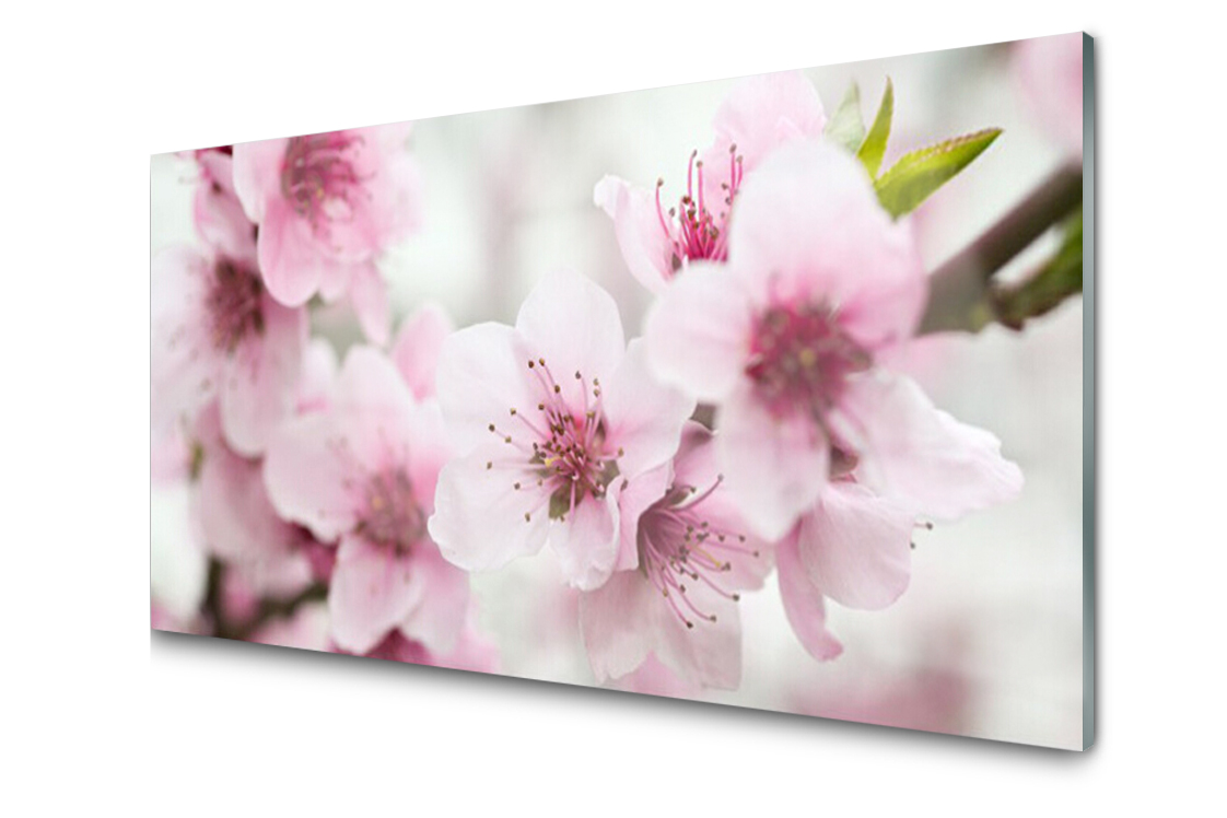 

Panel szklany dekor Kwiaty Roślina 120x60 + Klej