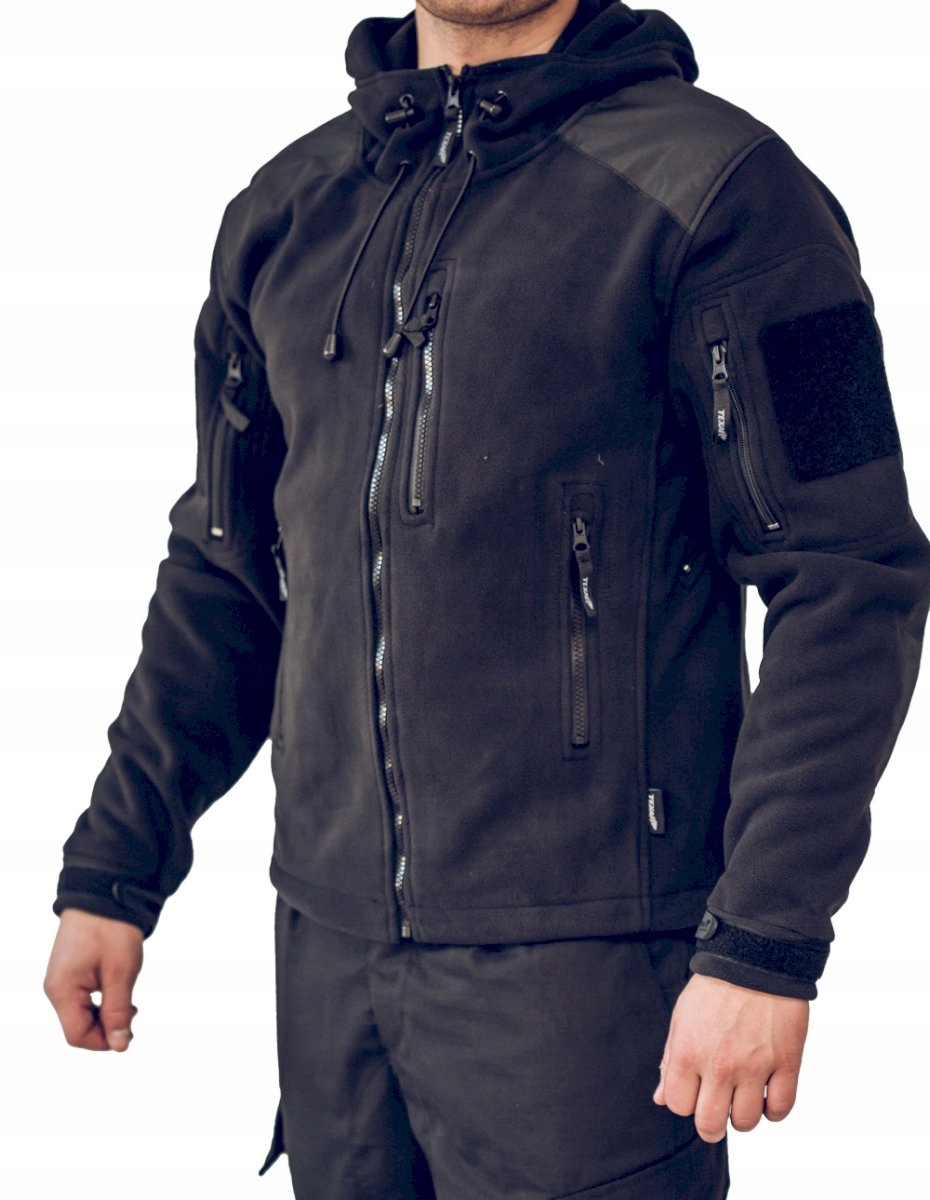 Texar Bluza polarowa Husky Polar kaptur Rzepy XL