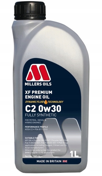 Millers Olej Silnikowy 7997 Xf Premium C2 0W30 0W-30 1L