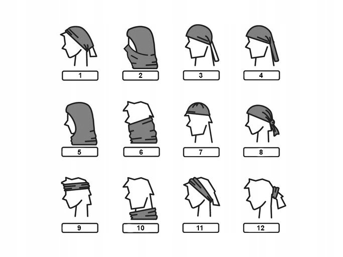 Chusta wielofukncyjna komin BRUBECK wełniany L/XL Marka Brubeck